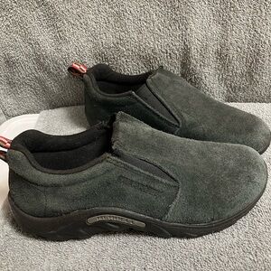 Merrell Kids Moccasins - Black and Gray